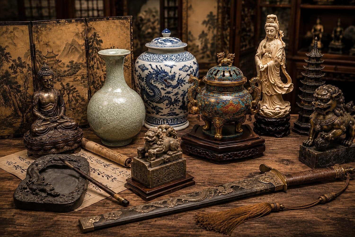 Arts asiatiques — Chine, Japon, jade, ivoire ancien